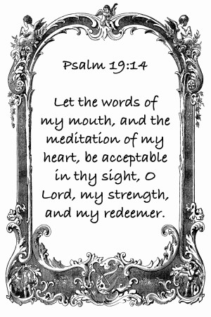 Psalm 19 14 7WB